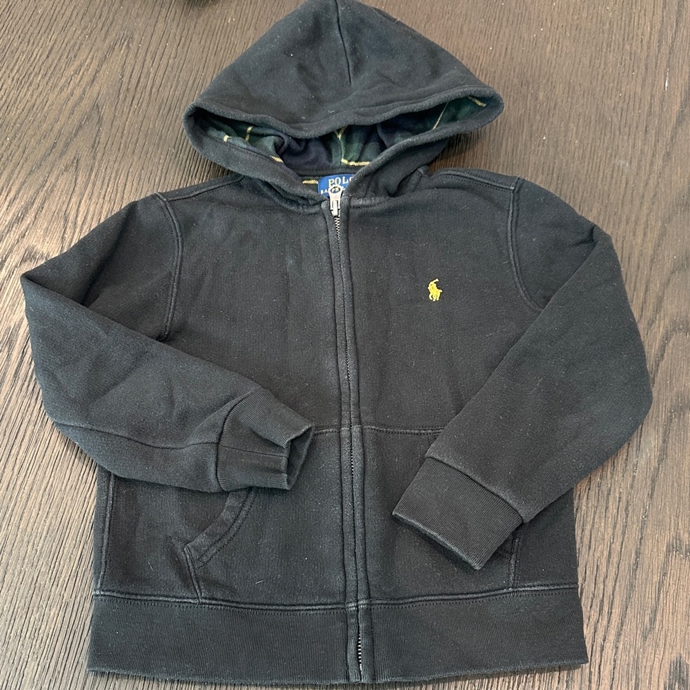 Polo by Ralph Lauren Kids Black Zip-Up Hoodie